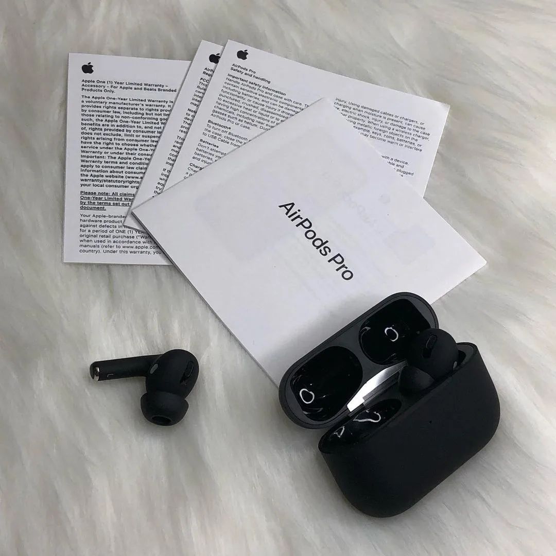 AirPods Pro  Black, long battery, Bluetooth handsfree