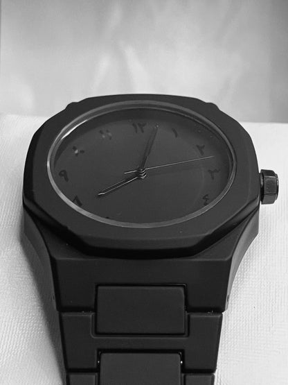 Aura watch 2025 New Arabic Aura Watch Black Modern Creative Design